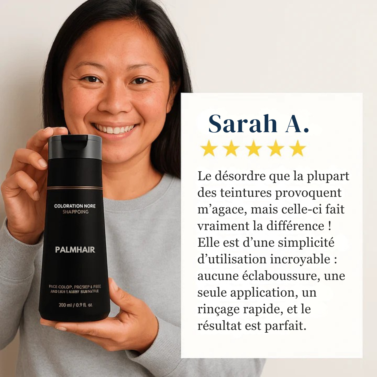 PalmHair™ - Shampoing colorant instantané