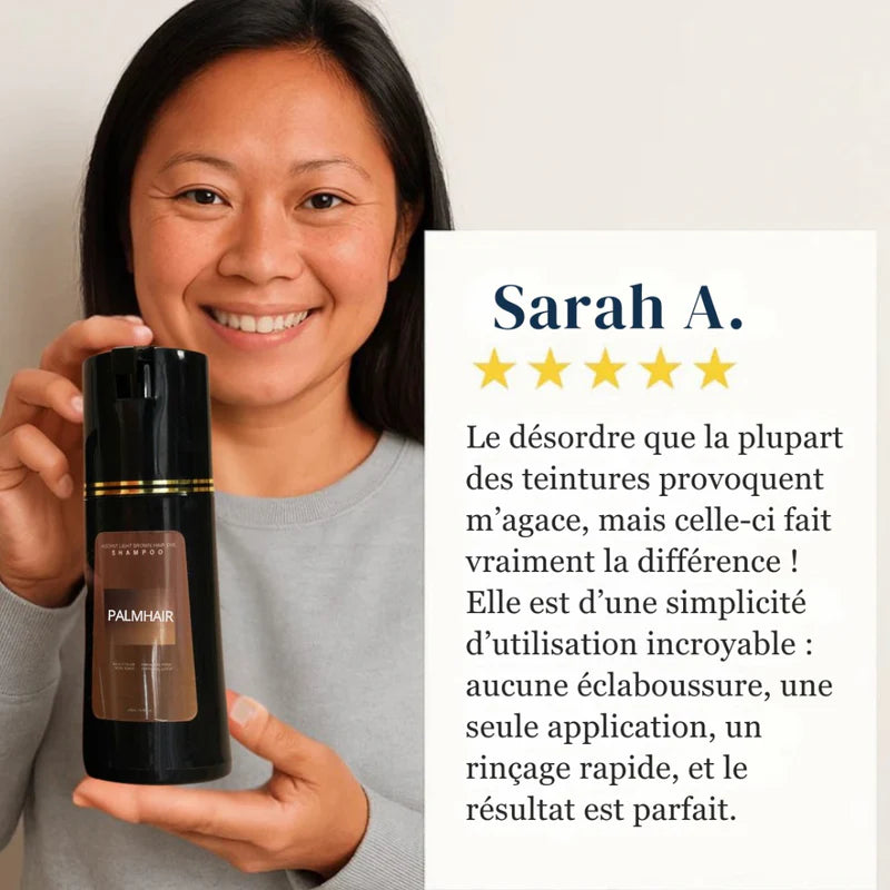 PalmHair™ - Shampoing colorant instantané