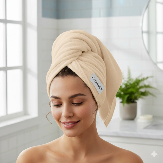 Serviette cheveux en microfibre | PalmHair