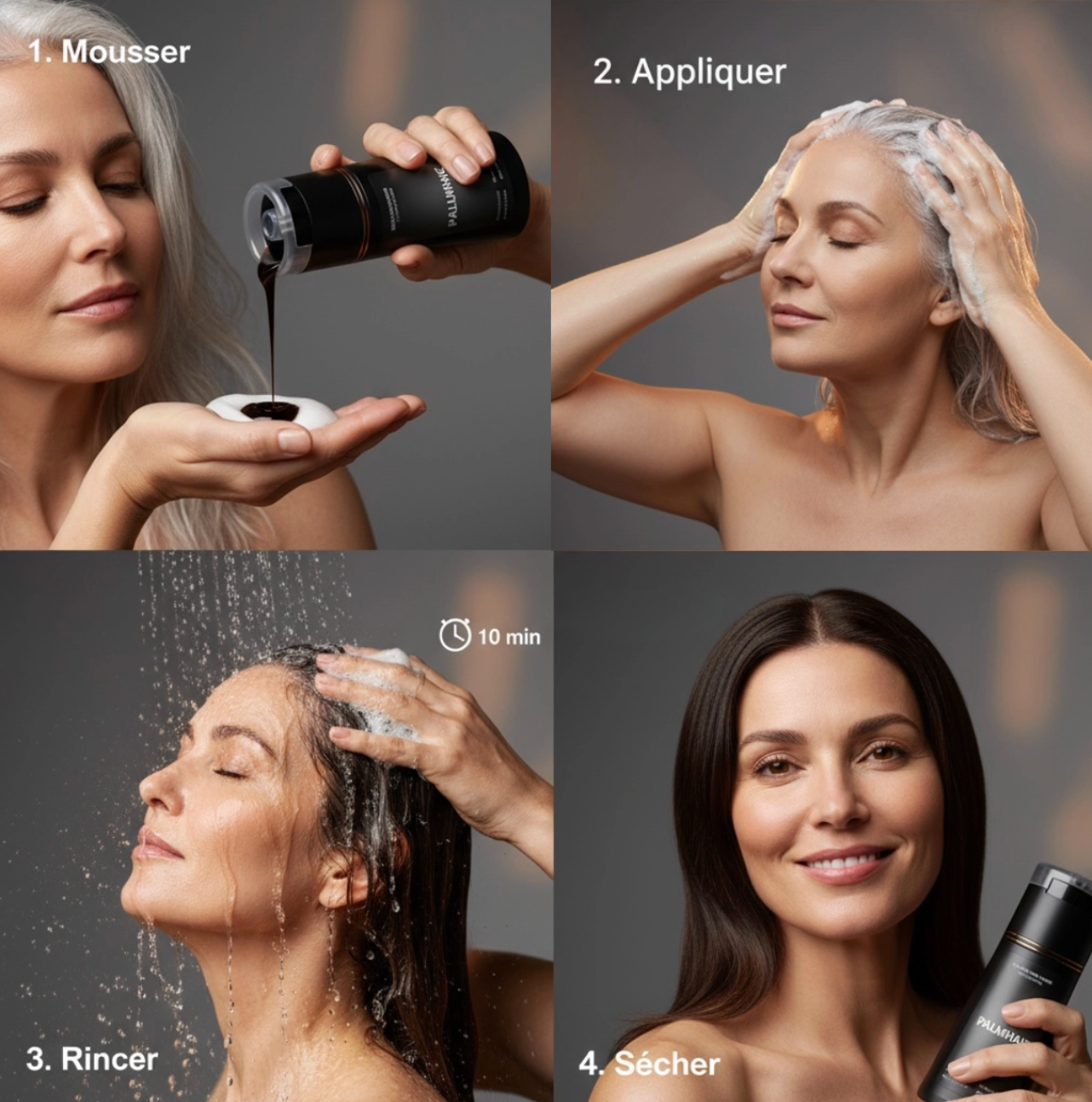 Shampoing colorant instantané