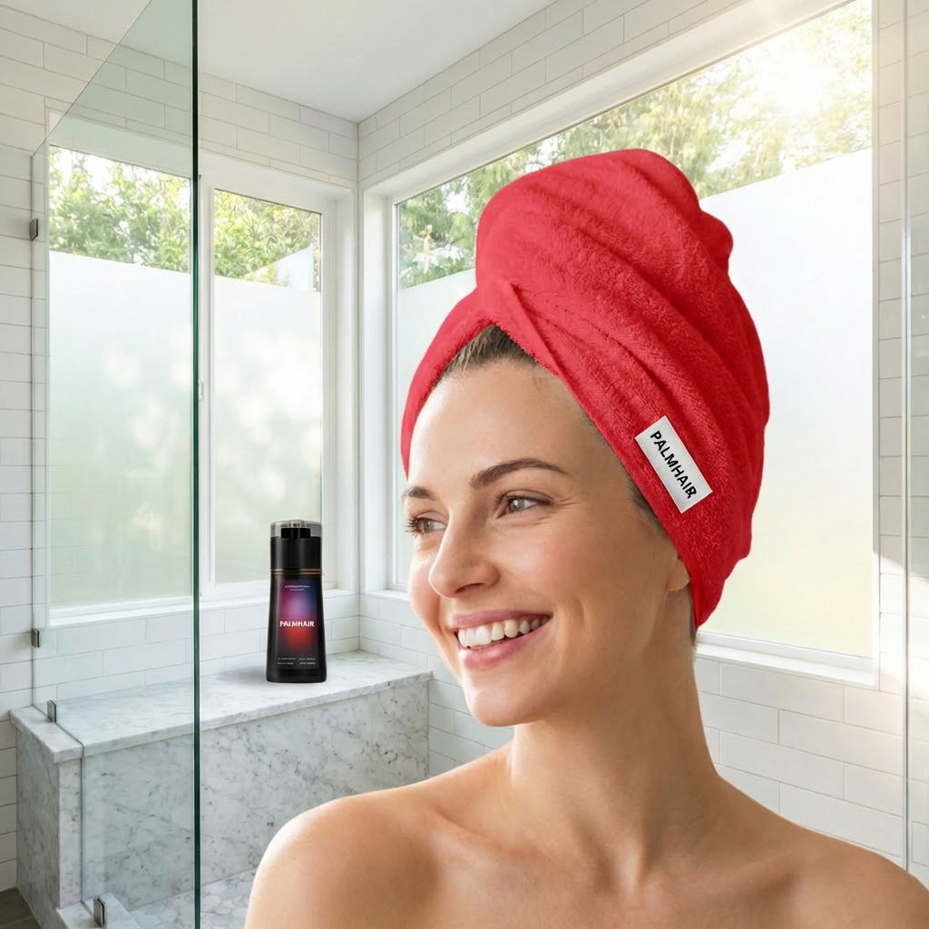 Serviette cheveux en microfibre | PalmHair