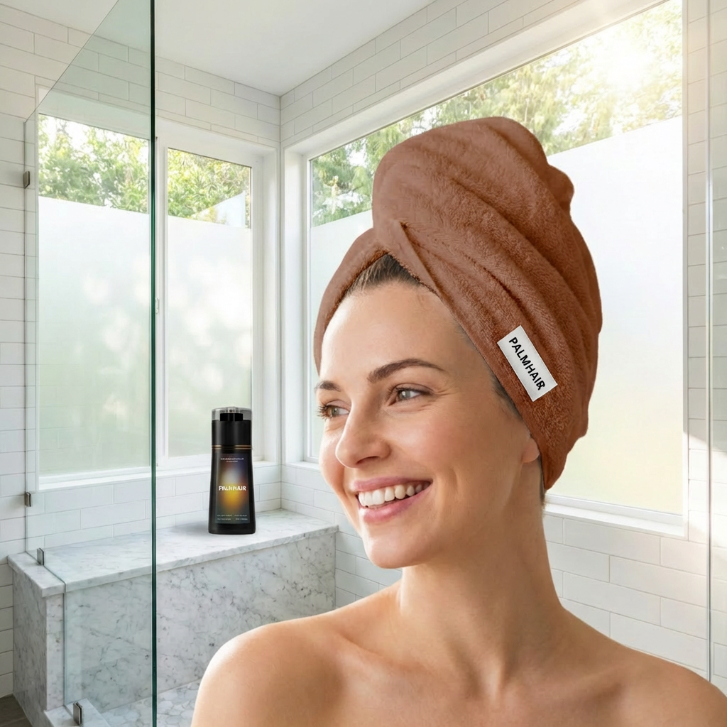 Serviette cheveux en microfibre | PalmHair