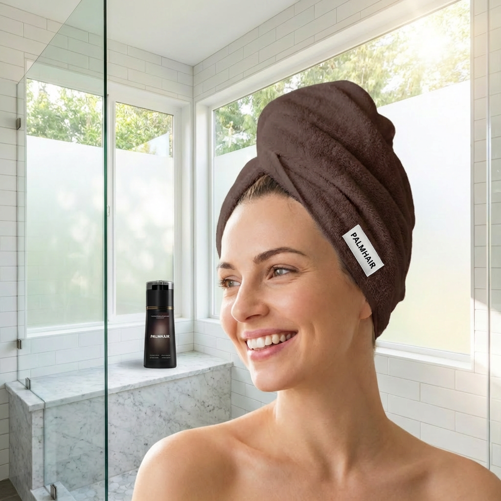 Serviette cheveux en microfibre | PalmHair