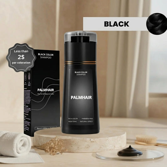 Instant hair dye shampoo